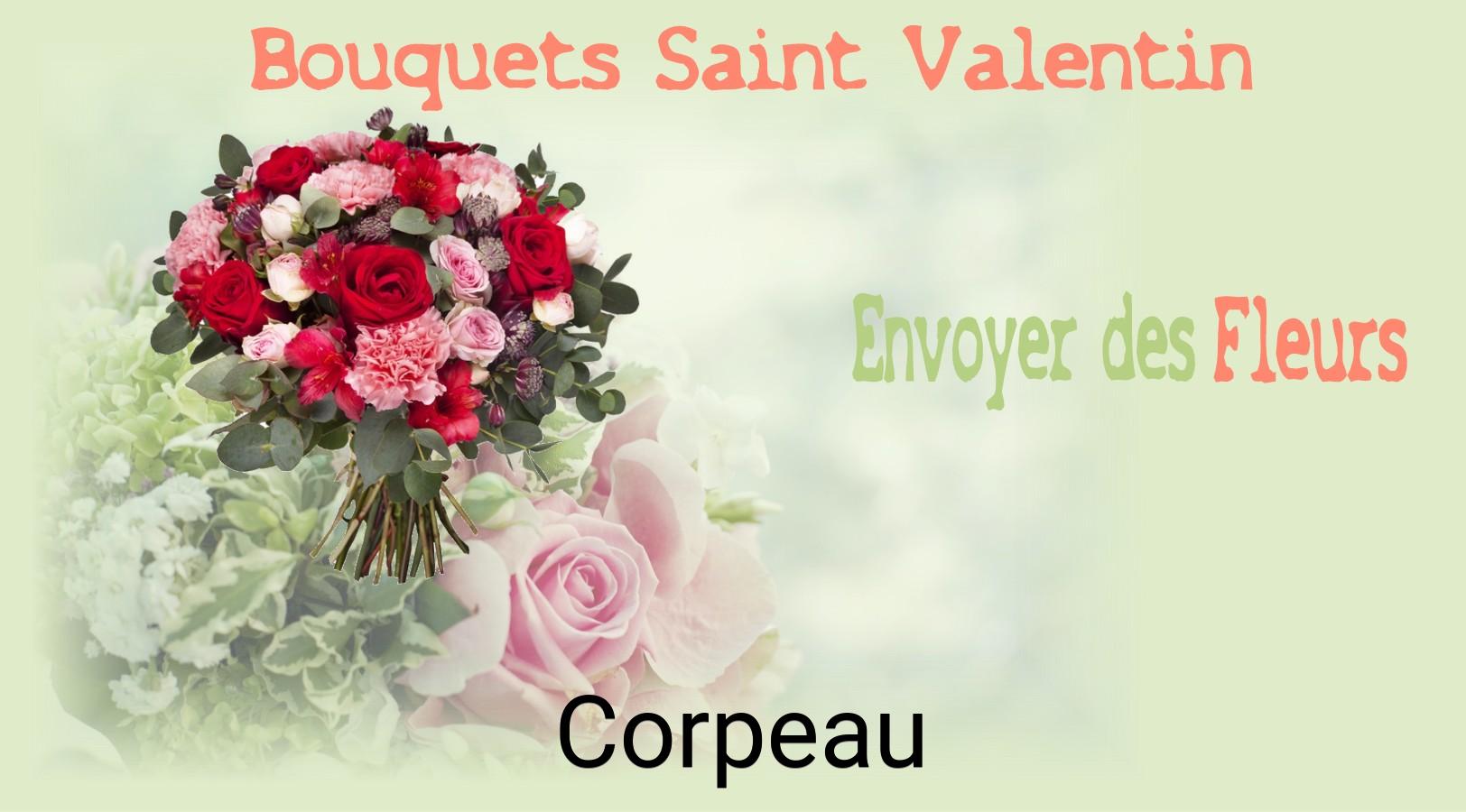 Roses de Saint-Valentin livrées à Corpeau